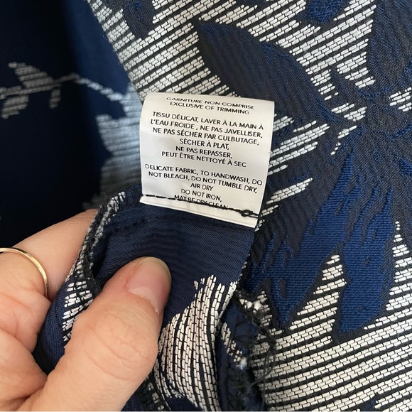 Long Jacquard Jacket | Marigold by Marilyne Baril | Size Sm/Md - Picture 5 of 13